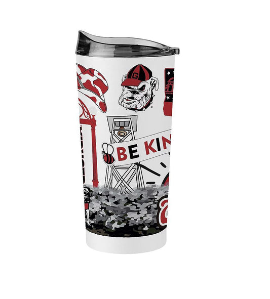 Logo Brands UGA 20oz Native Tumbler