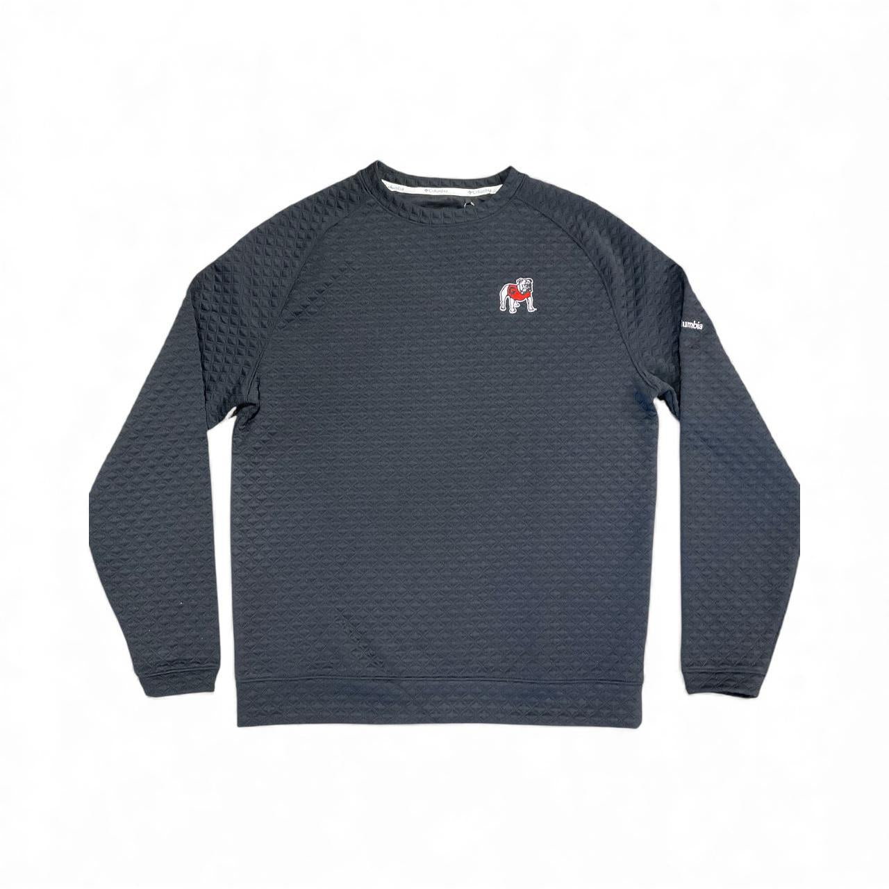 Columbia UGA Mens Omni-Wick The Finder Long Sleeve Crewneck