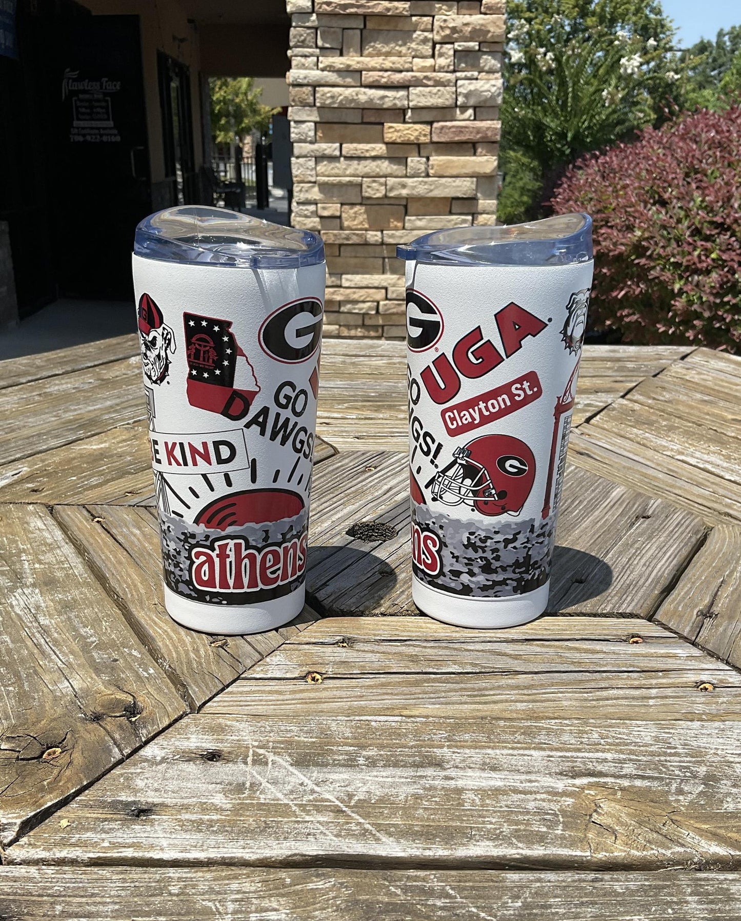 Logo UGA 20oz Native Powder Coat Tumbler