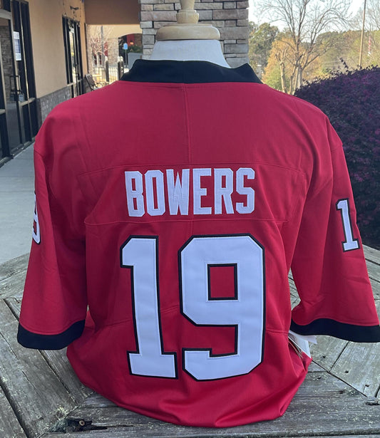 Nike UGA Brock Bowers Red Jersey