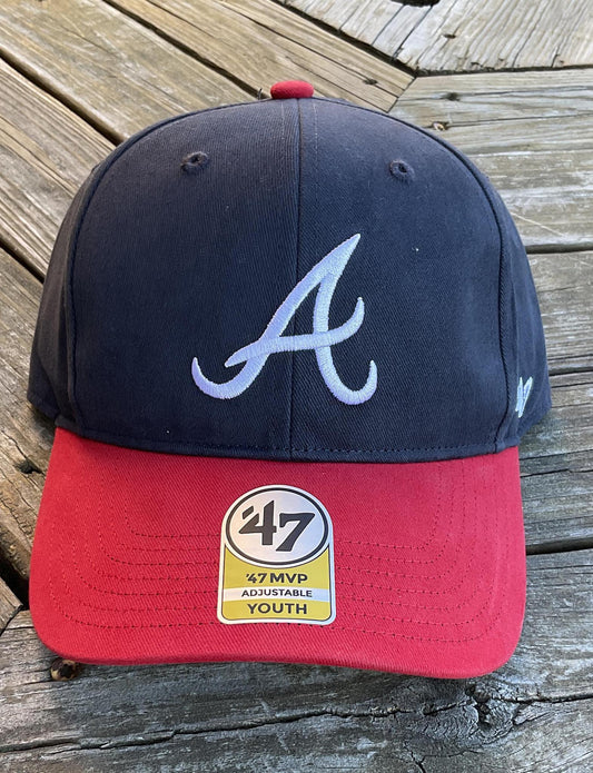 '47 Brand Atlanta Braves Youth Home Basic MVP Hat