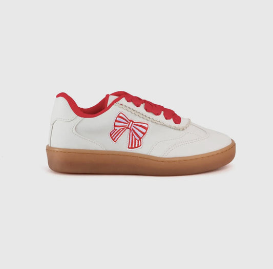 Maker’s Shoes UGA Georgia Womens Jessie 2 Bow Sneaker