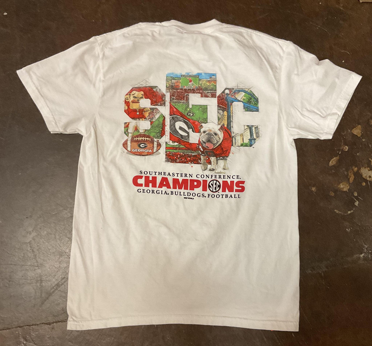 New World Graphics UGA SEC Youth Champ Special Tee