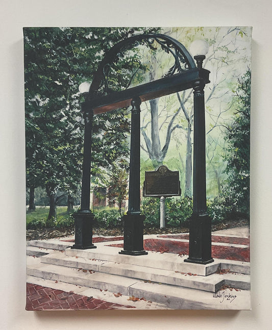 University of Georgia Arches Canvas Painting