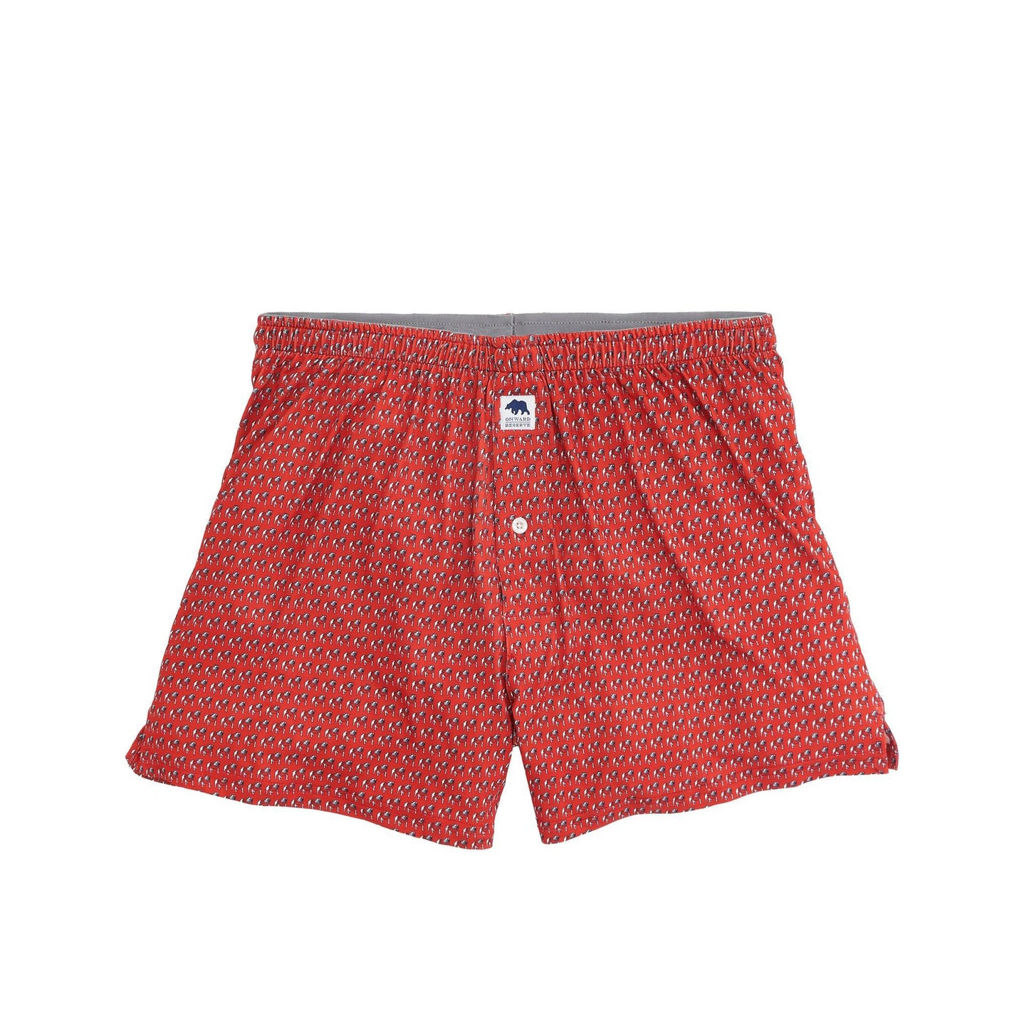 Onward Reserve UGA Mens Standing Bulldog Boxers Red