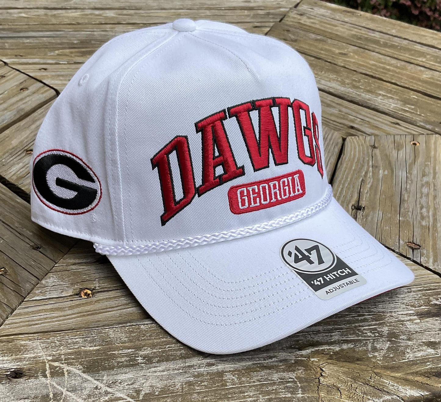 ‘47 Brand UGA White Local Arch Hat