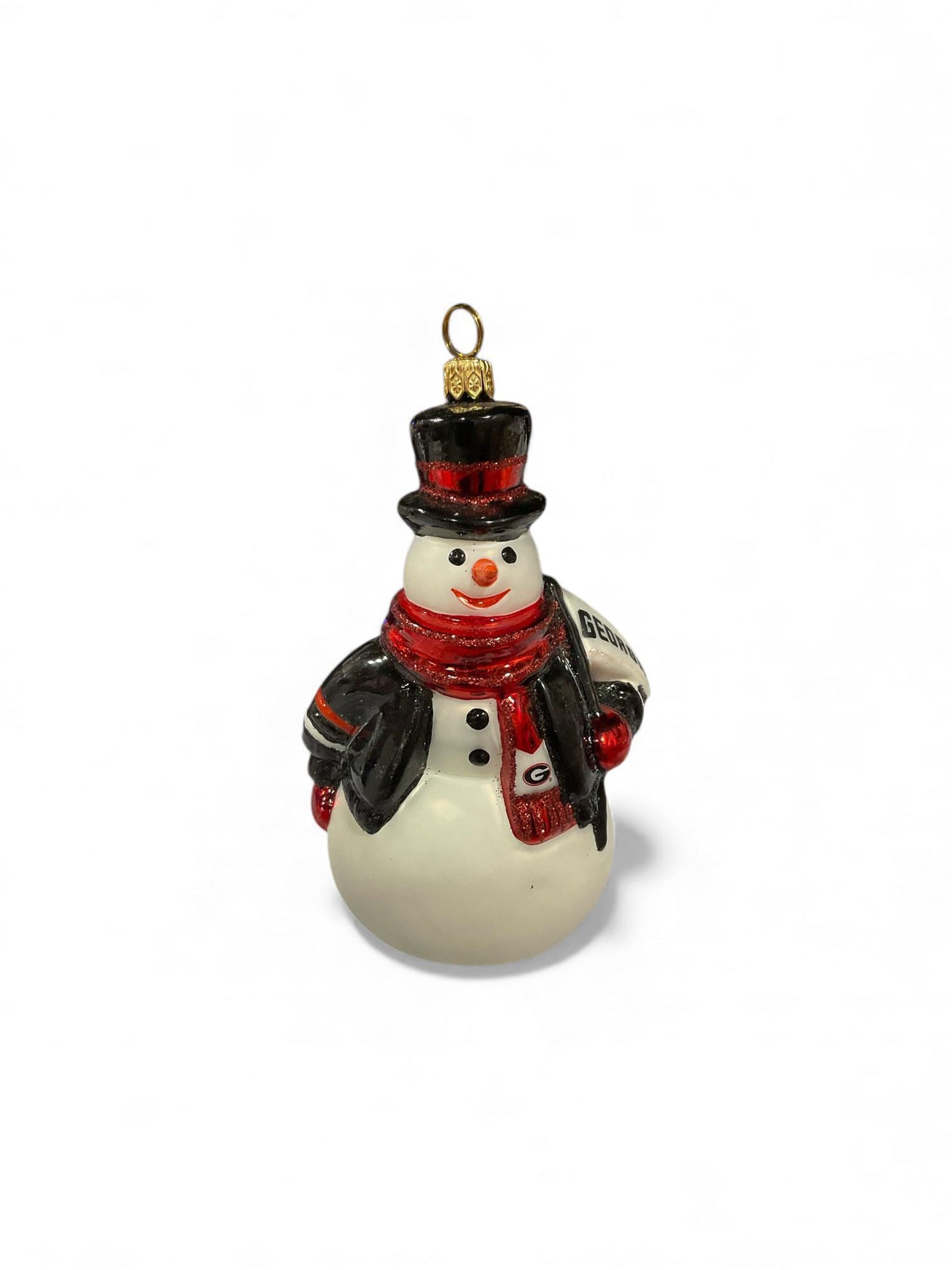Joy To The World UGA Snowman Ornament