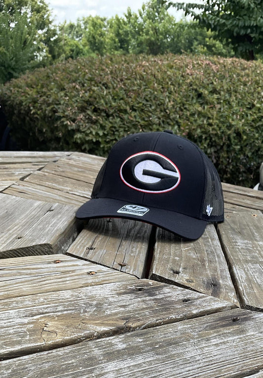 '47 Brand UGA Black "G" Trucker Adjustable Hat