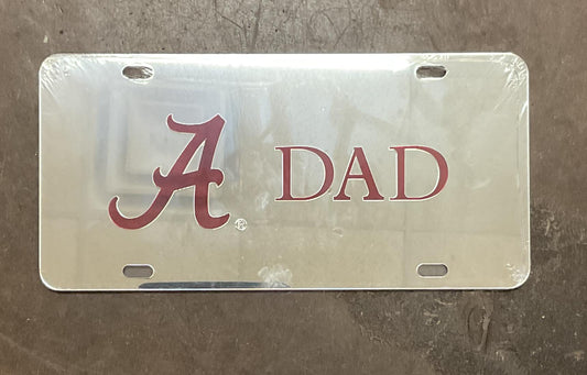 Craftique Alabama Dad Tag Chrome