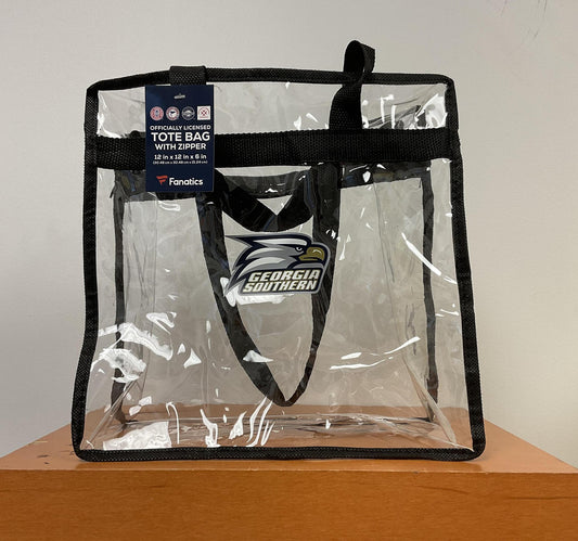 WinCraft Georgia Southern Clear Bag with Zipper