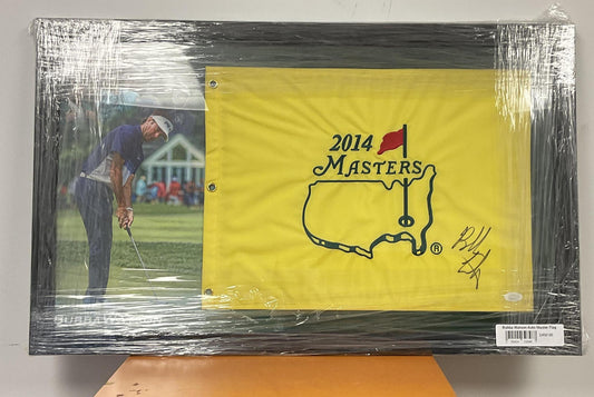 Masters Bubba Watson Auto on Master Flag w/COA