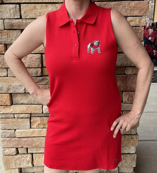 Hype and Vice UGA Womens Red Tennis Dress