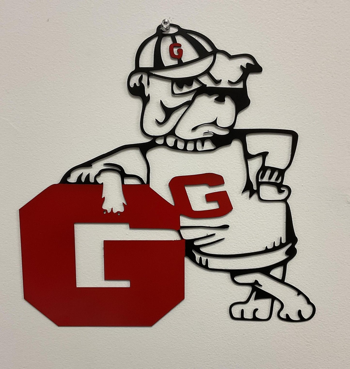 Unimaginable Creations UGA Metal Bulldog Wall Art