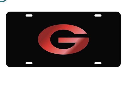 Craftique UGA Laser Cut Black/Red G Tag