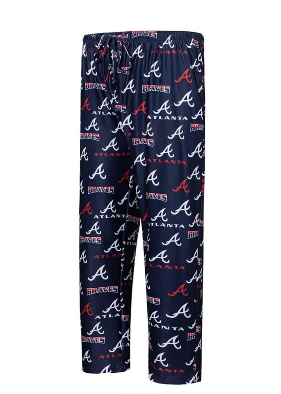 College Concepts Atlanta Braves Mens Knit Pajama Pants