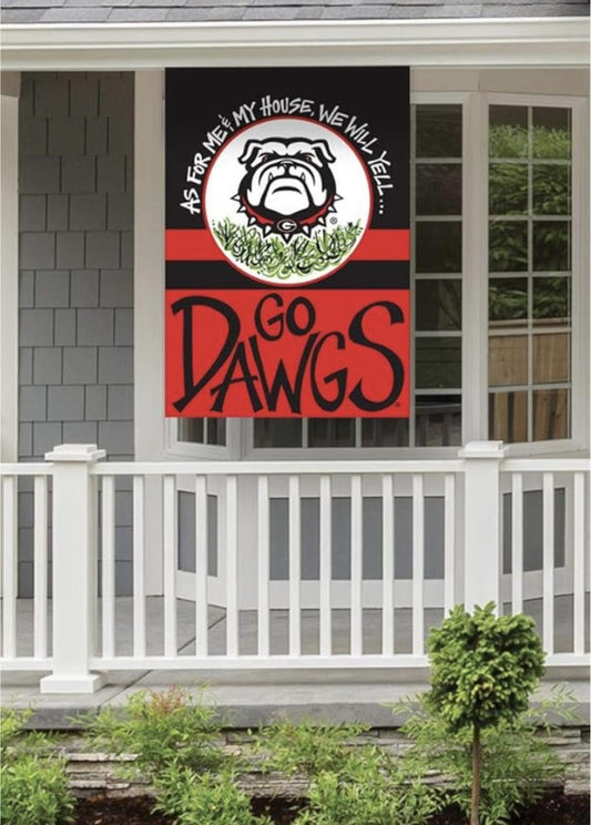 Magnolia Lane UGA As For Me House Flag