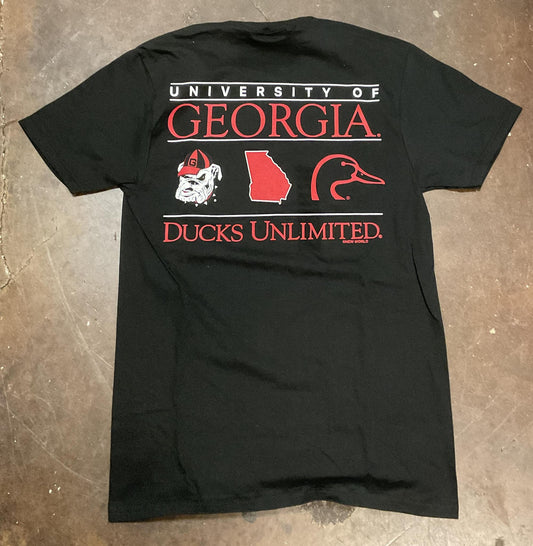 New World Graphics UGA Ducks Unlimited Stack T-Shirt