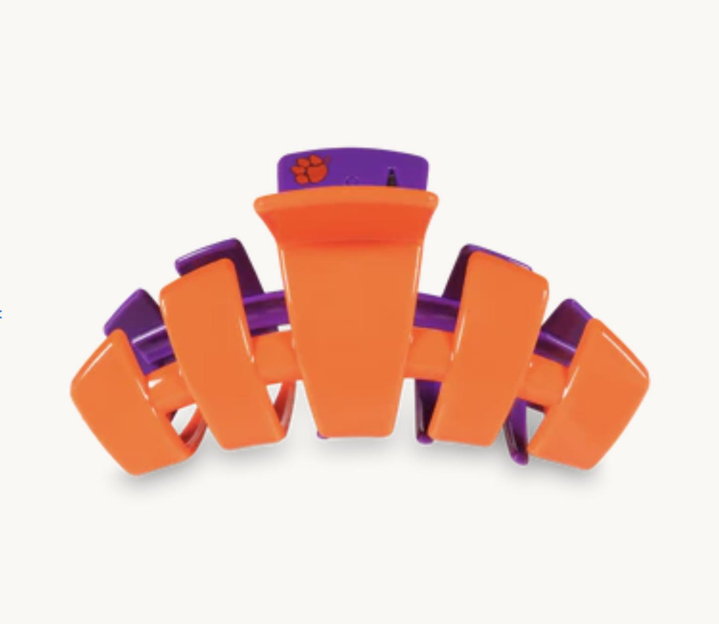 Teleties Clemson Large Hairclip