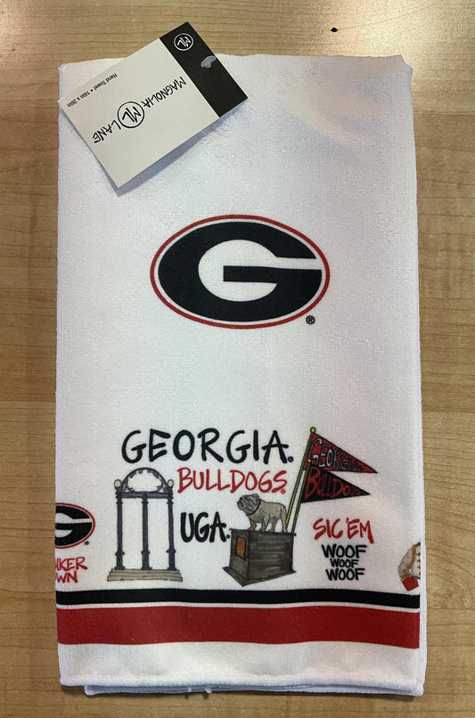 Magnolia Lane UGA Arches Hand Towel