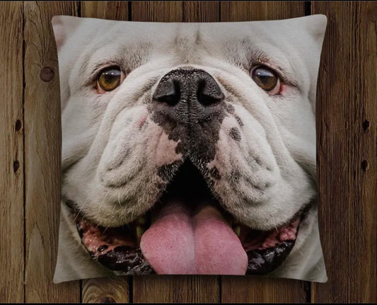 Wright Photo UGA Throw Pillow Cover Uga Closeup