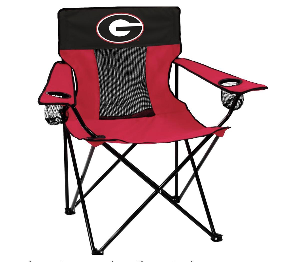 Logo Brands UGA Elite Gameday Chair