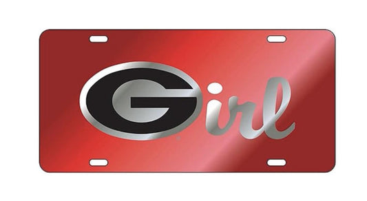 Craftique UGA Laser Cut Ga Girl Red Tag