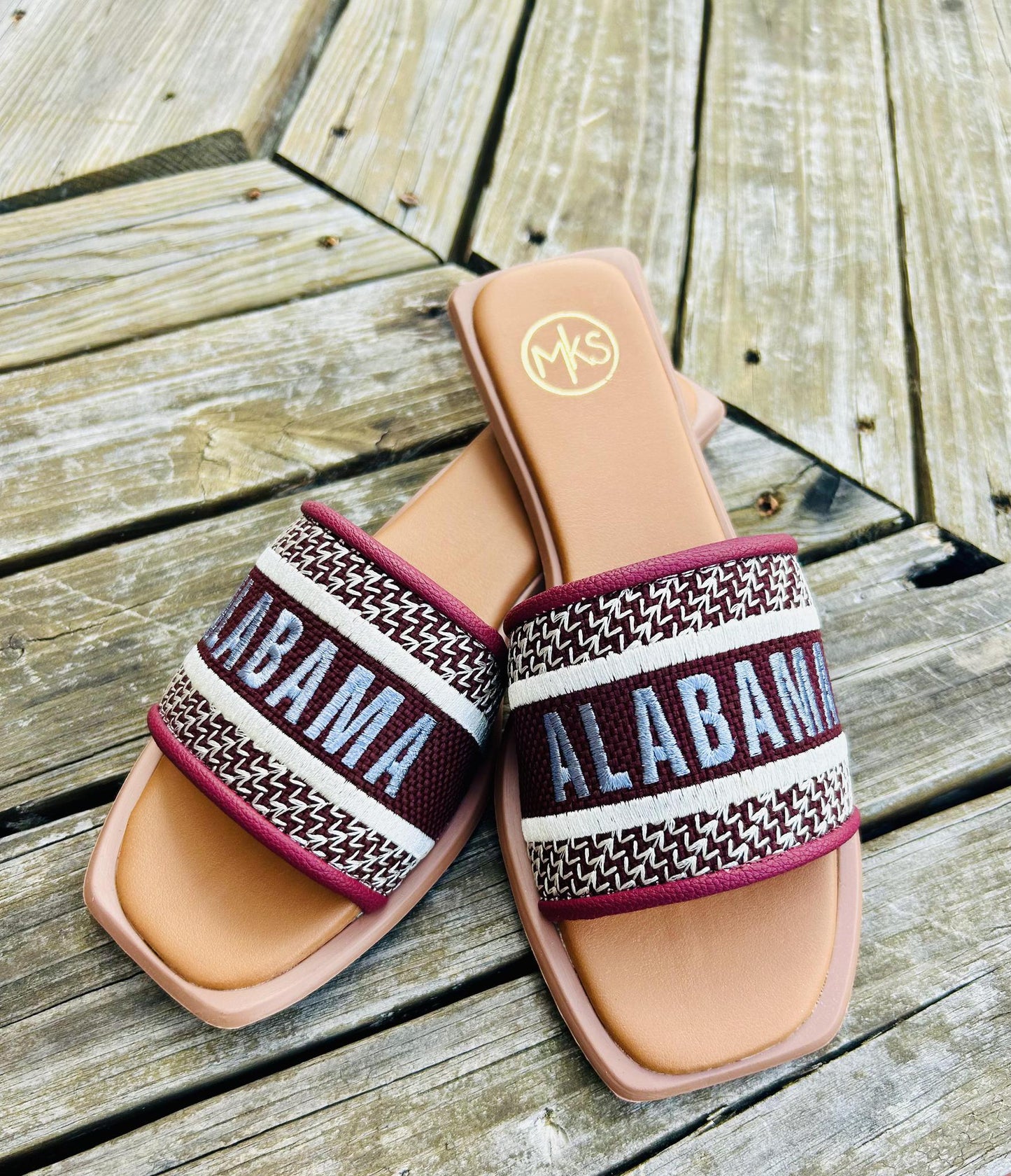 Maker's Shoes Alabama Bobbie Womens Game Day Sandals