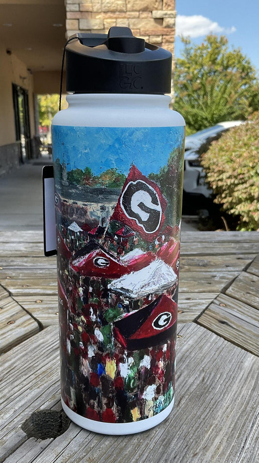 Logo UGA 34oz Collector Quencher Bottle