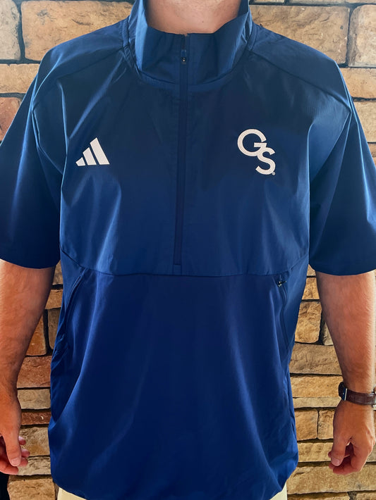 Adidas Georgia Southern Sideline Short Sleeve Mens Quarter Zip