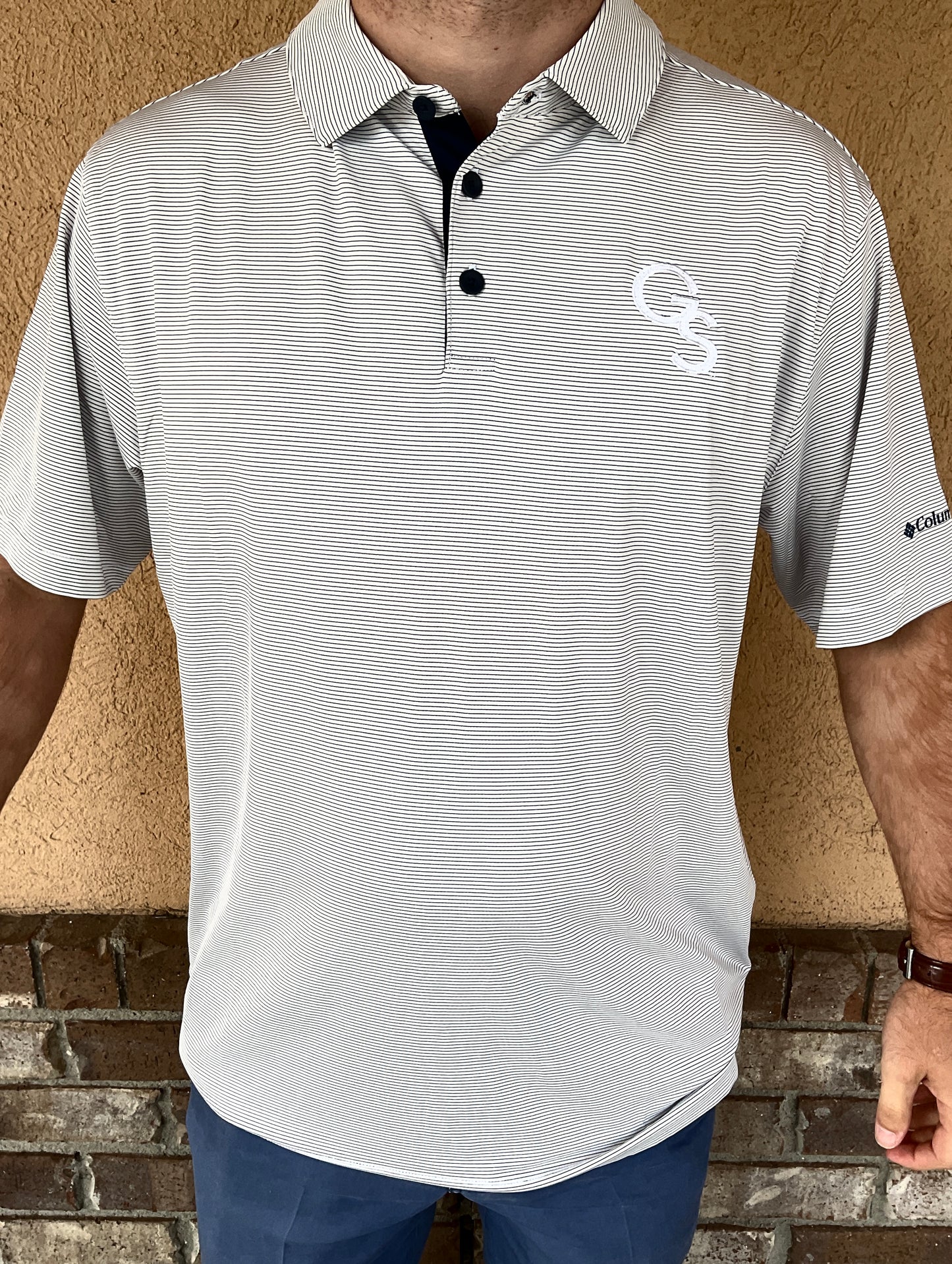 Columbia Georgia Southern Mens Omni-Wick Tucker Falls Polo