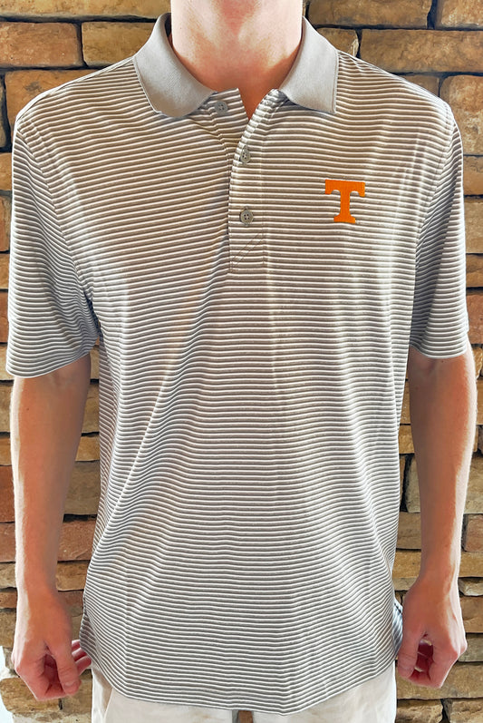 Cutter & Buck Tennessee Forge Tonal Stripe Stretch Mens Polo