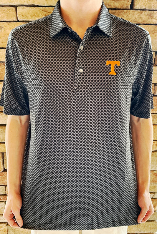 Cutter & Buck Tennessee Pike Banner Print Stretch Mens Polo