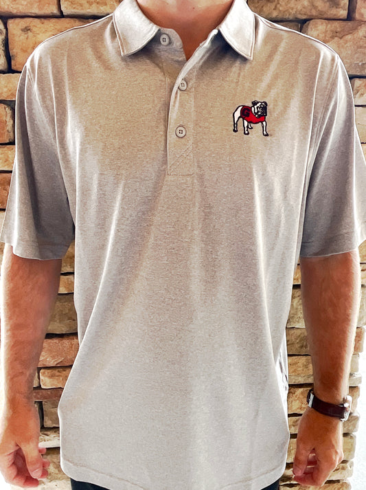 Cutter & Buck UGA Forge Heathered Stretch Mens Polo