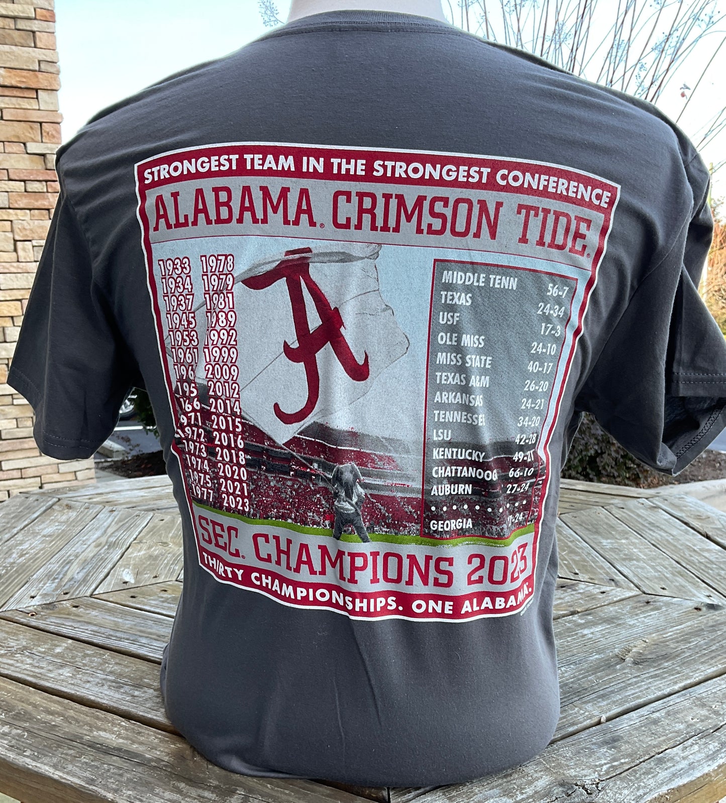 New World Graphics Alabama FB Championship ‘23 Recap Unisex T-Shirt