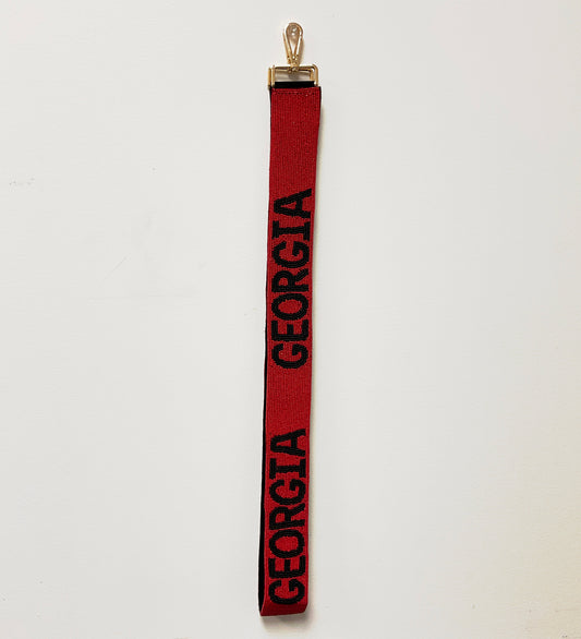 Queens Design UGA Red Georgia Beaded Belt