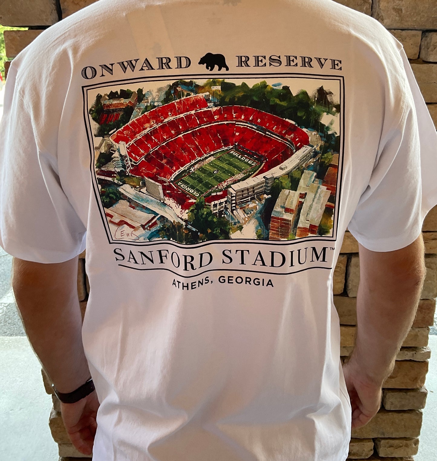 Onward Reserve UGA Sanford Stadium Unisex Short-Sleeve T-Shirt