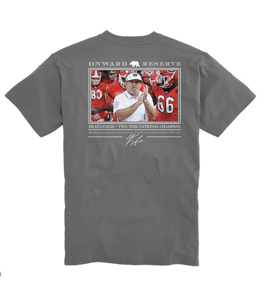 Onward Reserve UGA Kirby Smart Grey T-Shirt