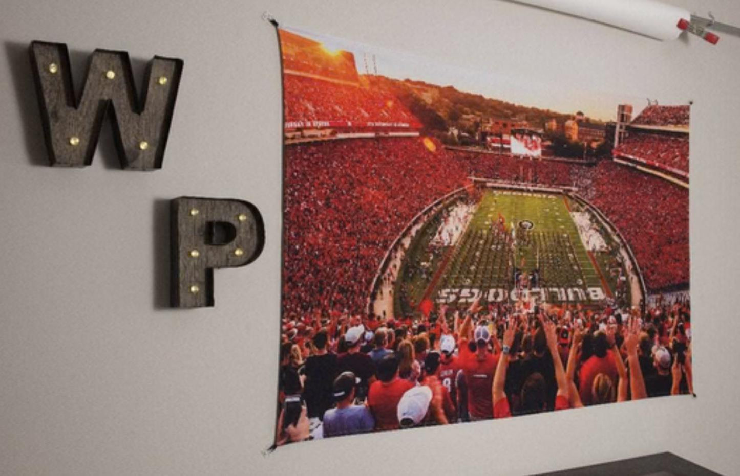 Wright Photo UGA Saturday In Athens Wall Tapestry