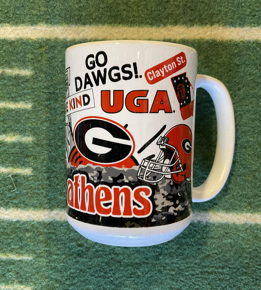 Logo Brands UGA Native Coffee Mug