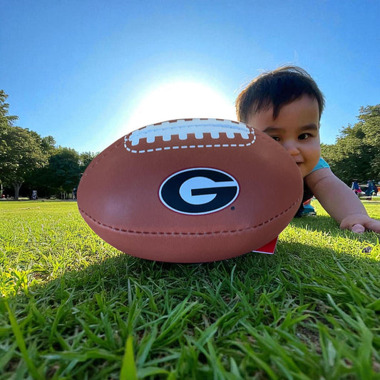 Logo Brands UGA Kids Micro Soft Football