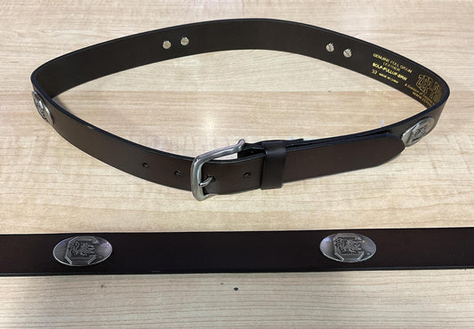 Zep-Pro USC Brown Leather Belt