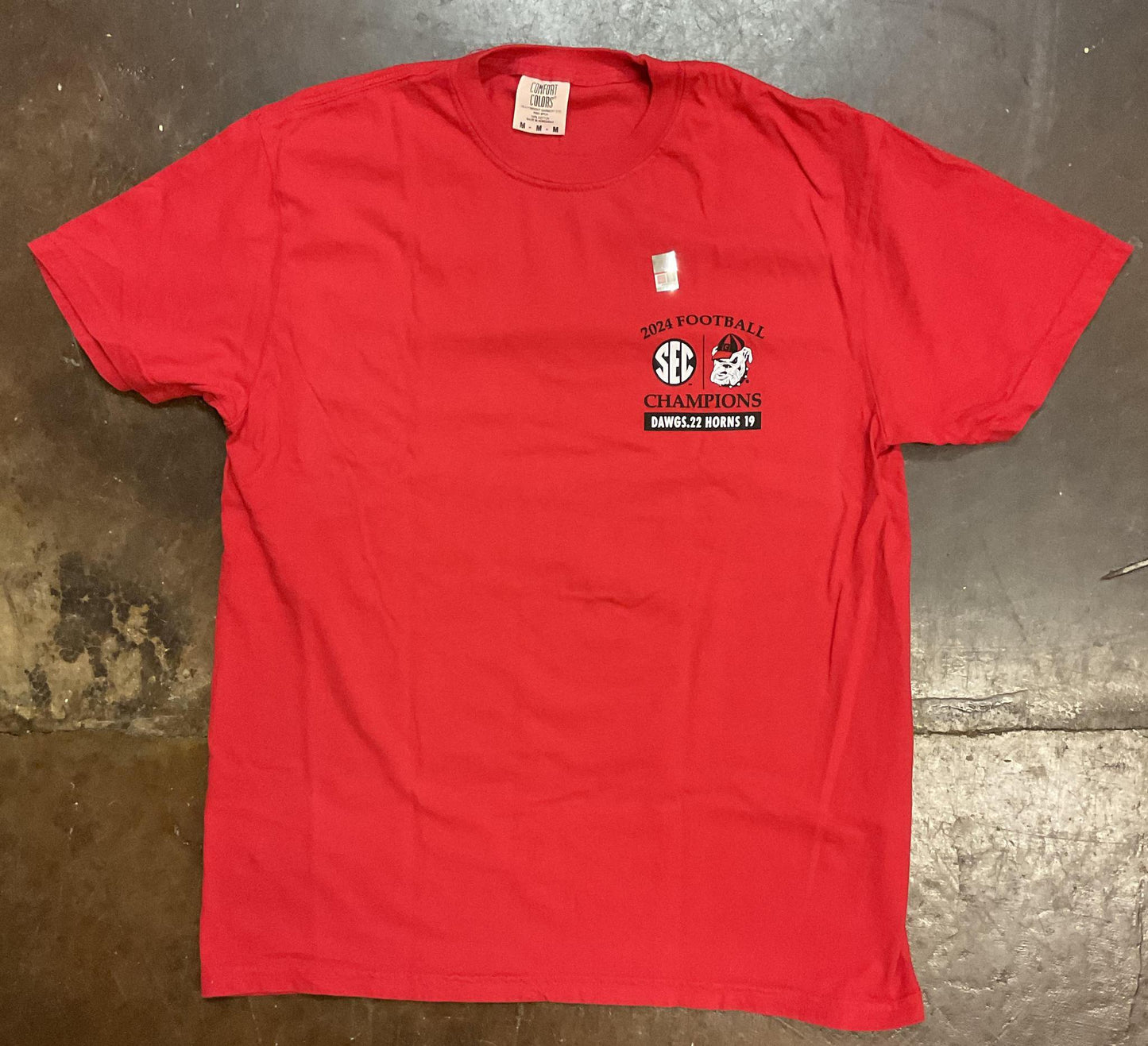 New World Graphics UGA Youth SEC Champ Recap Tee