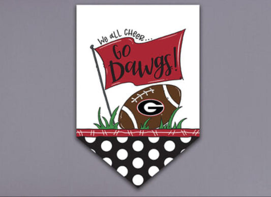 Magnolia Lane UGA We All Cheer Garden Flag