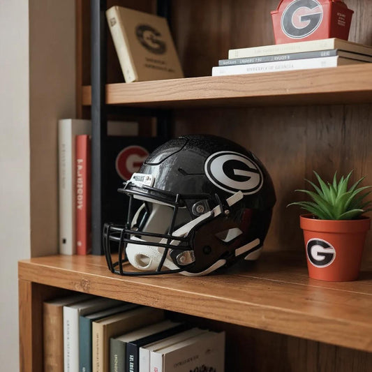 The Fan Zone UGA Carbon Riddell Authentic Helmet