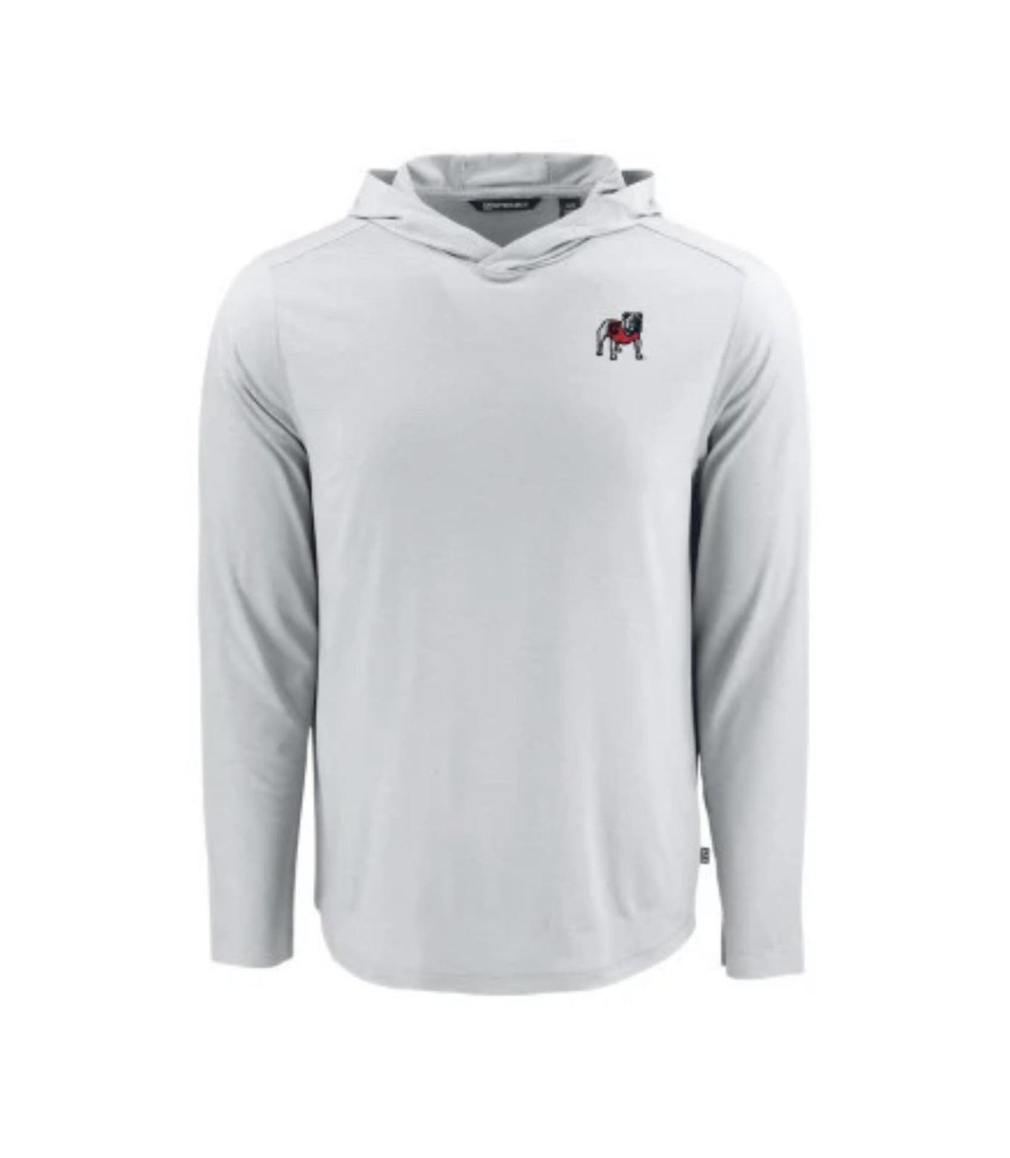 Cutter & Buck UGA Coastline Epic Comfort Eco Hooded Mens Shirt Concrete
