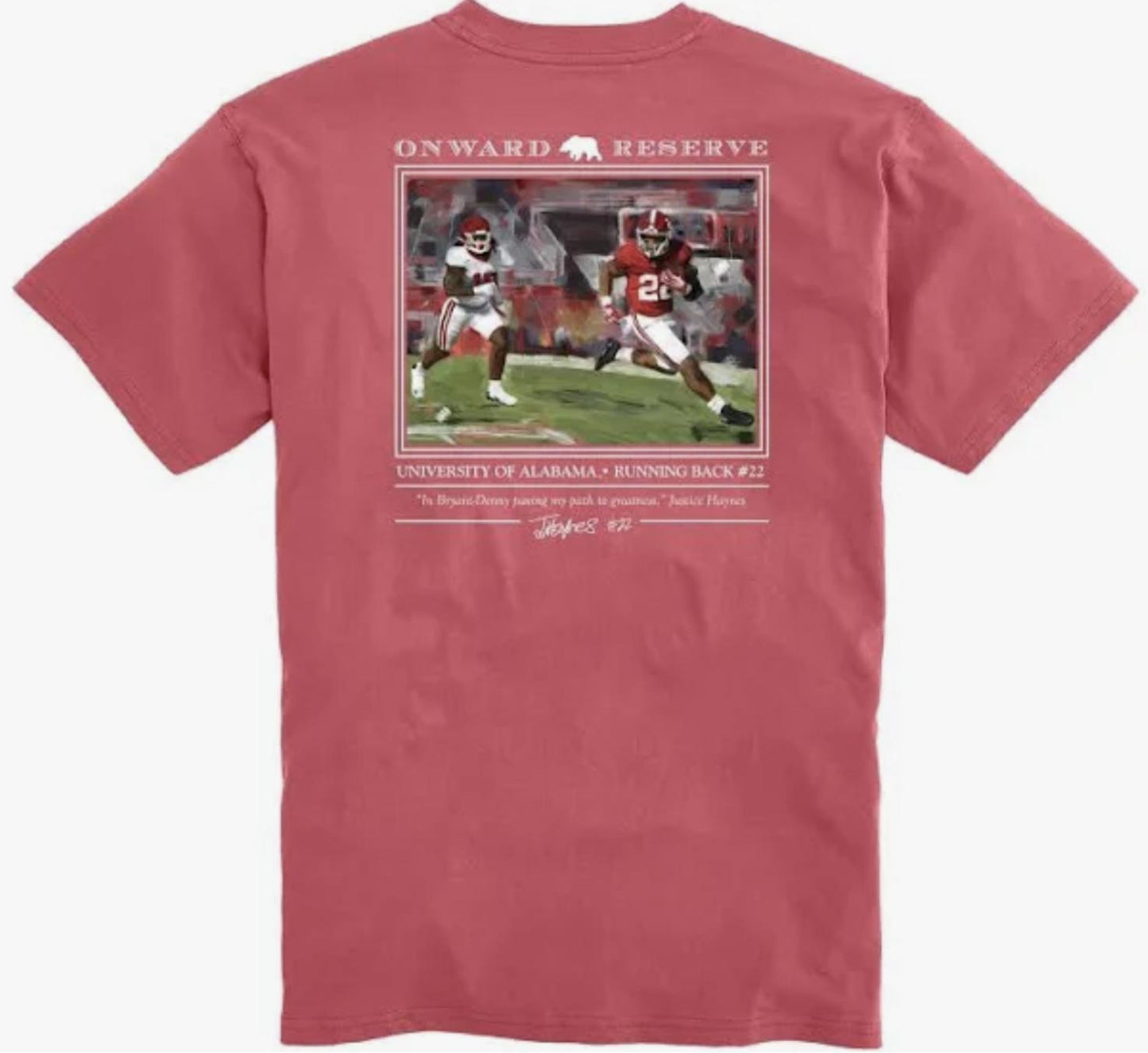 Onward Reserve Alabama Justin Haynes Tee Washed Red