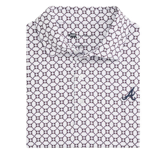 Onward Reserve Atlanta Braves Tomahawk Mens Polo Shirt