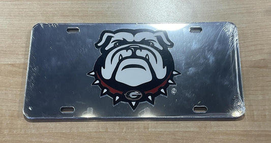 Craftique UGA New Bulldog Chrome tag