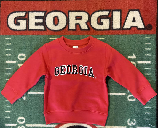 Little King UGA Fleece Crew