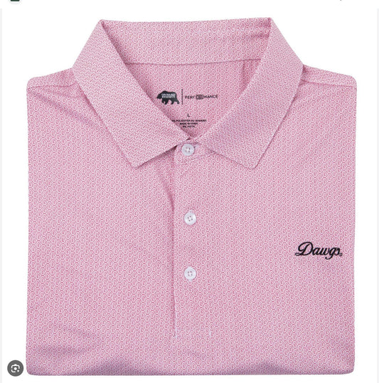 Onward Reserve UGA Mens Vintage G Printed Performance Polo